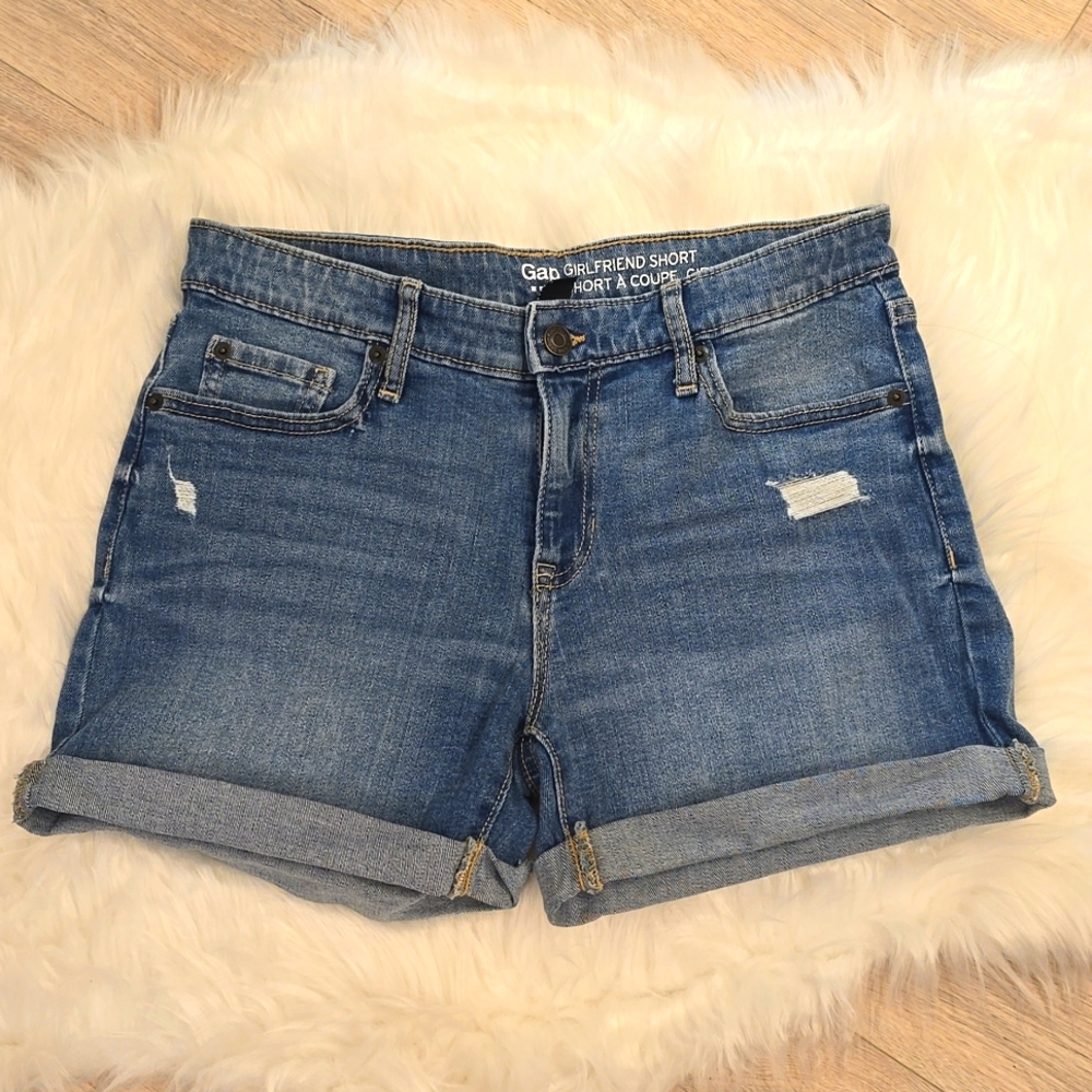 GAP Factory Denim Jean Girlfriend Shorts